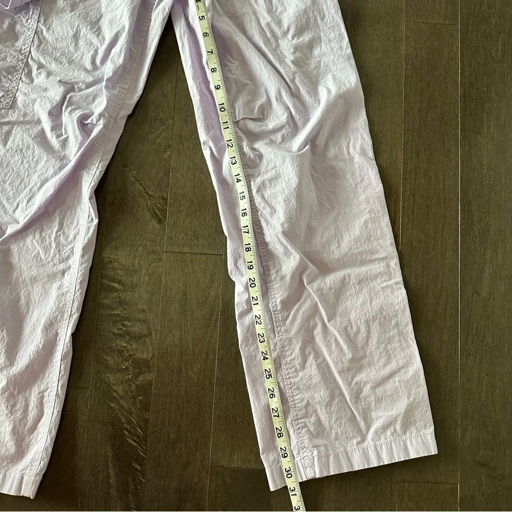 Aerie Baggy Cargo Skater Pant Lilac Lightweight Slouchy Spring Summer Size XS - Picture 7 of 9